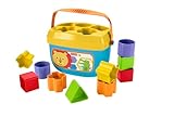 Fisher-Price Bloques infantiles, juguete para bebé +6 meses, diez bloques de colores para ordenar,...