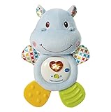 VTech- HIPO mordedor Hipopótamo de peluche musical y sonajero que ayuda a calmar y aliviar a tu...